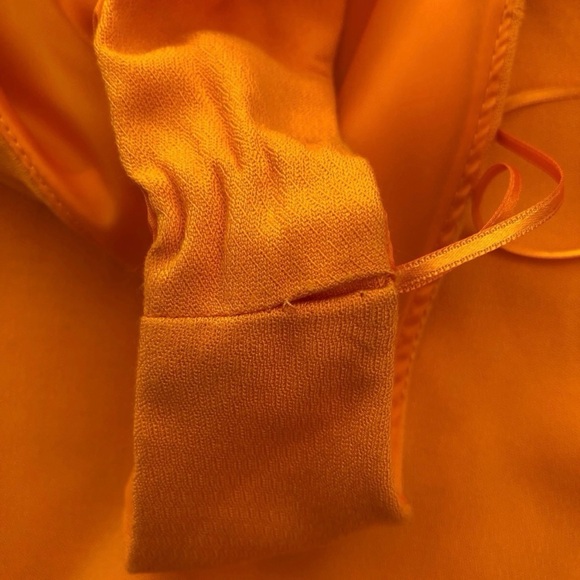 Zara Vibrant Orange mini sundress size medium - Picture 8 of 9